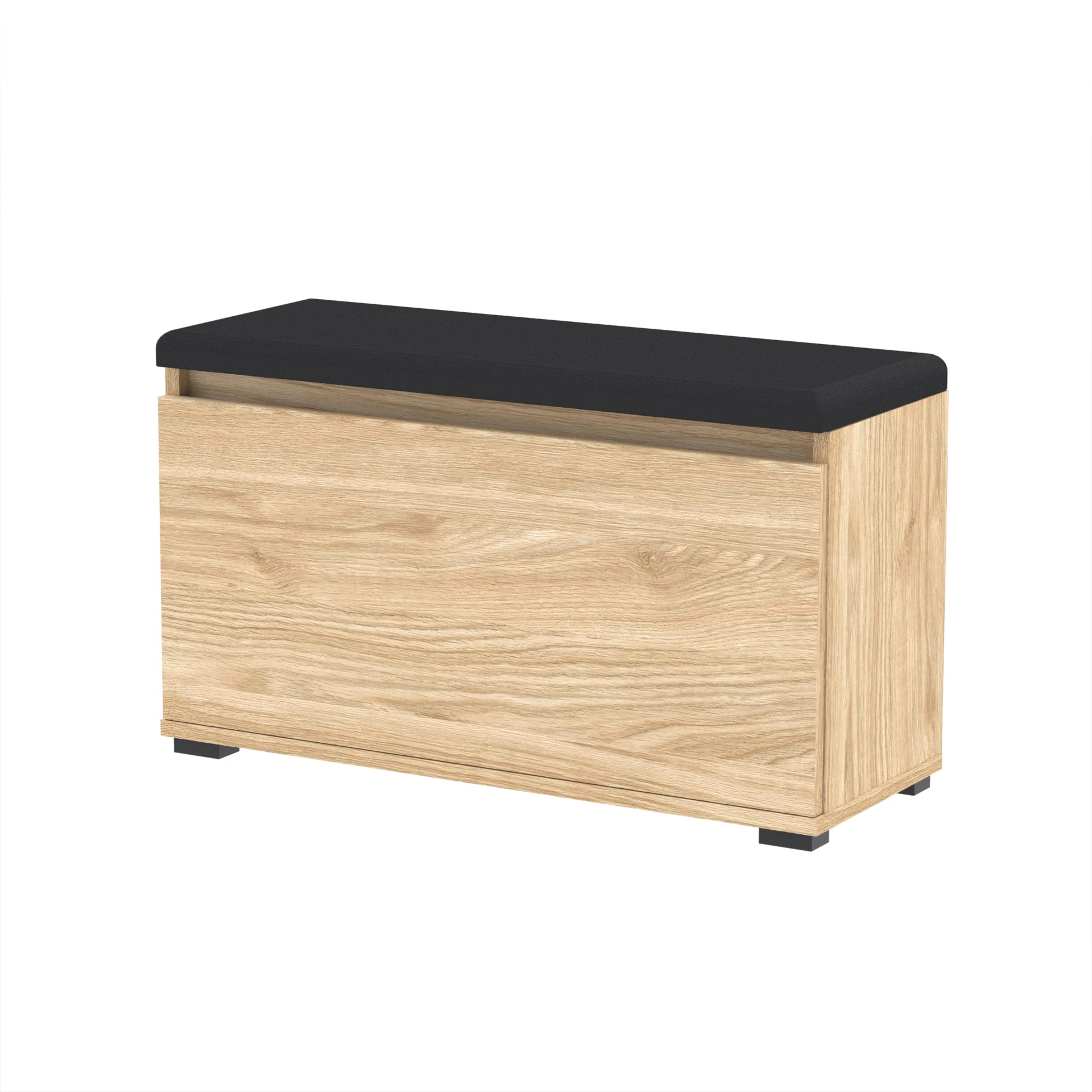 Szafka na buty VB 100×36×45 cm z siedziskiem i schowkiem D1N1 OLEJOWANY