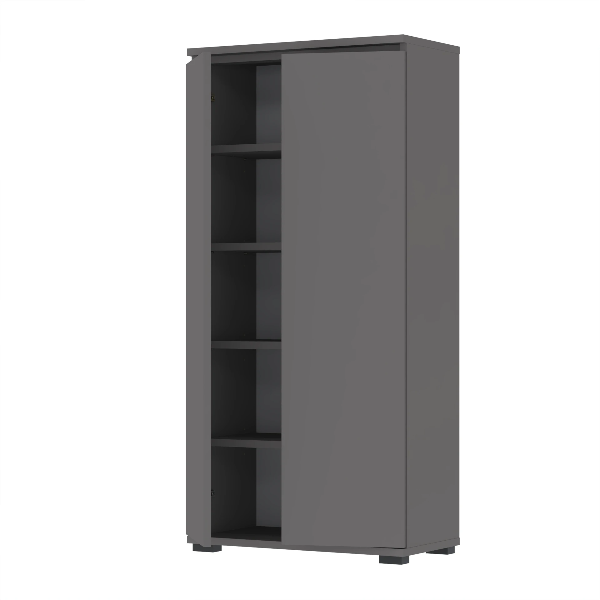 Komoda szafka BINI 60×36×123.9 cm sypialnia salon przedpokój D1N1 ANTRACYT