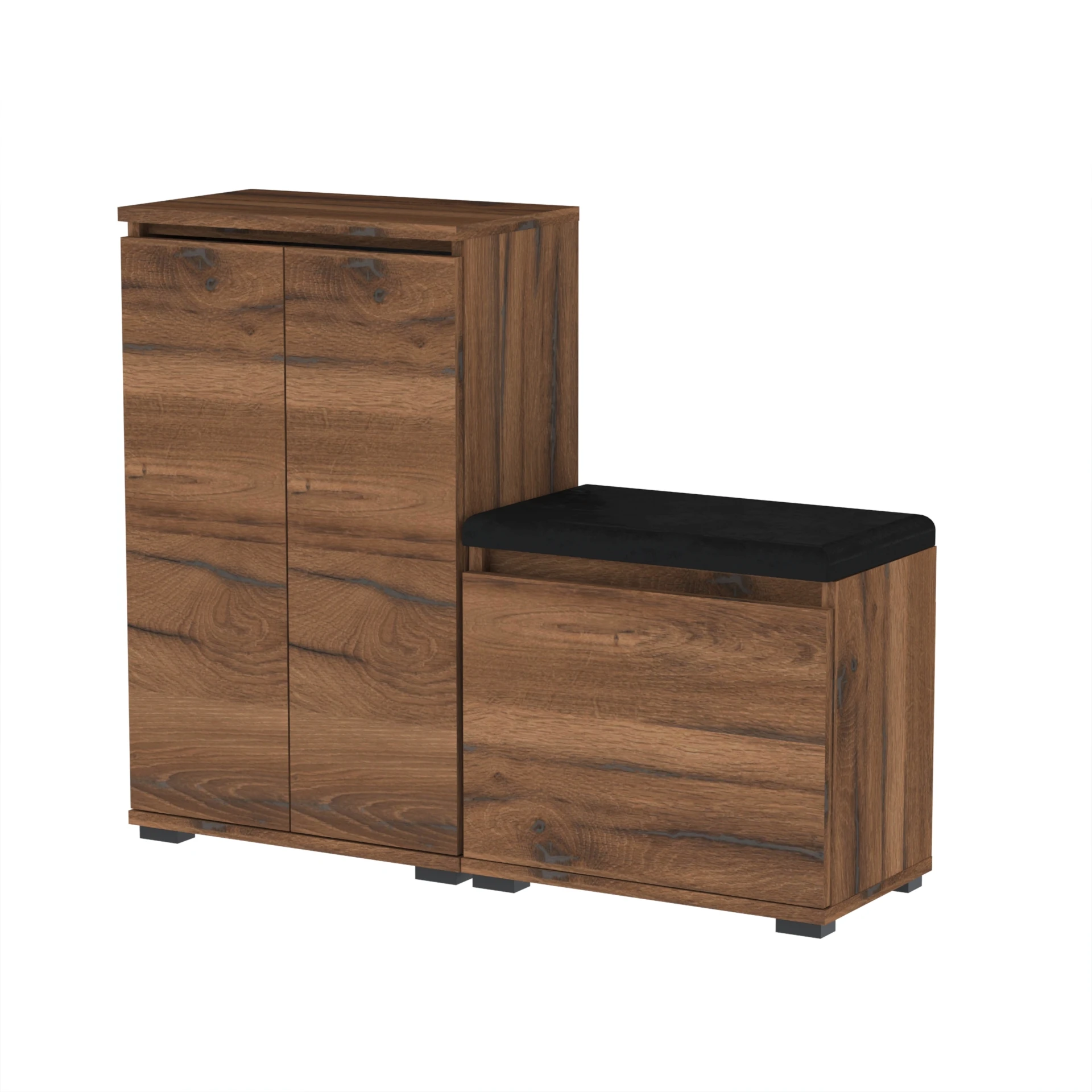 Zestaw Komoda Bini50 i szafka na buty VB50 T5A 100x36cm BINI50 VB50 D1 N1 ESTANA