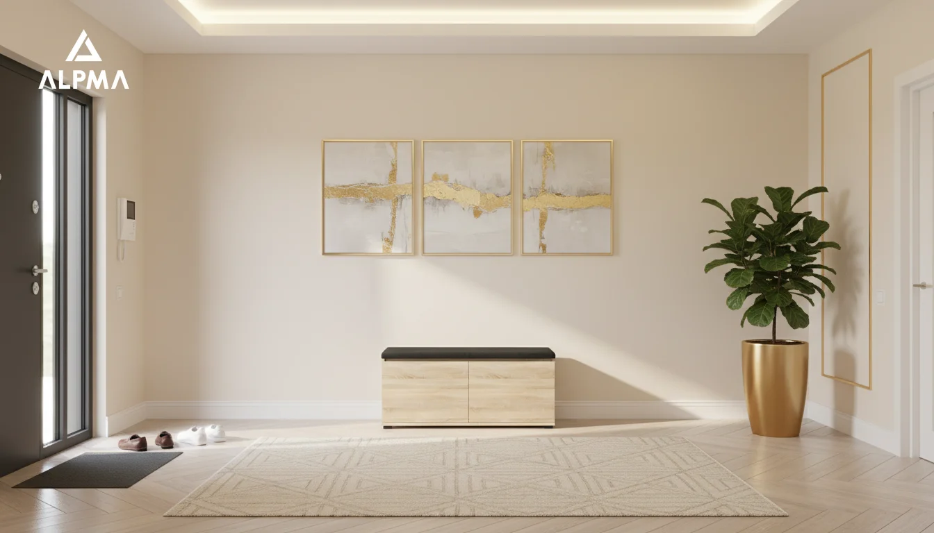 Szafka na buty VB 100×30×45 cm z siedziskiem i schowkiem dfN1 SONOMA