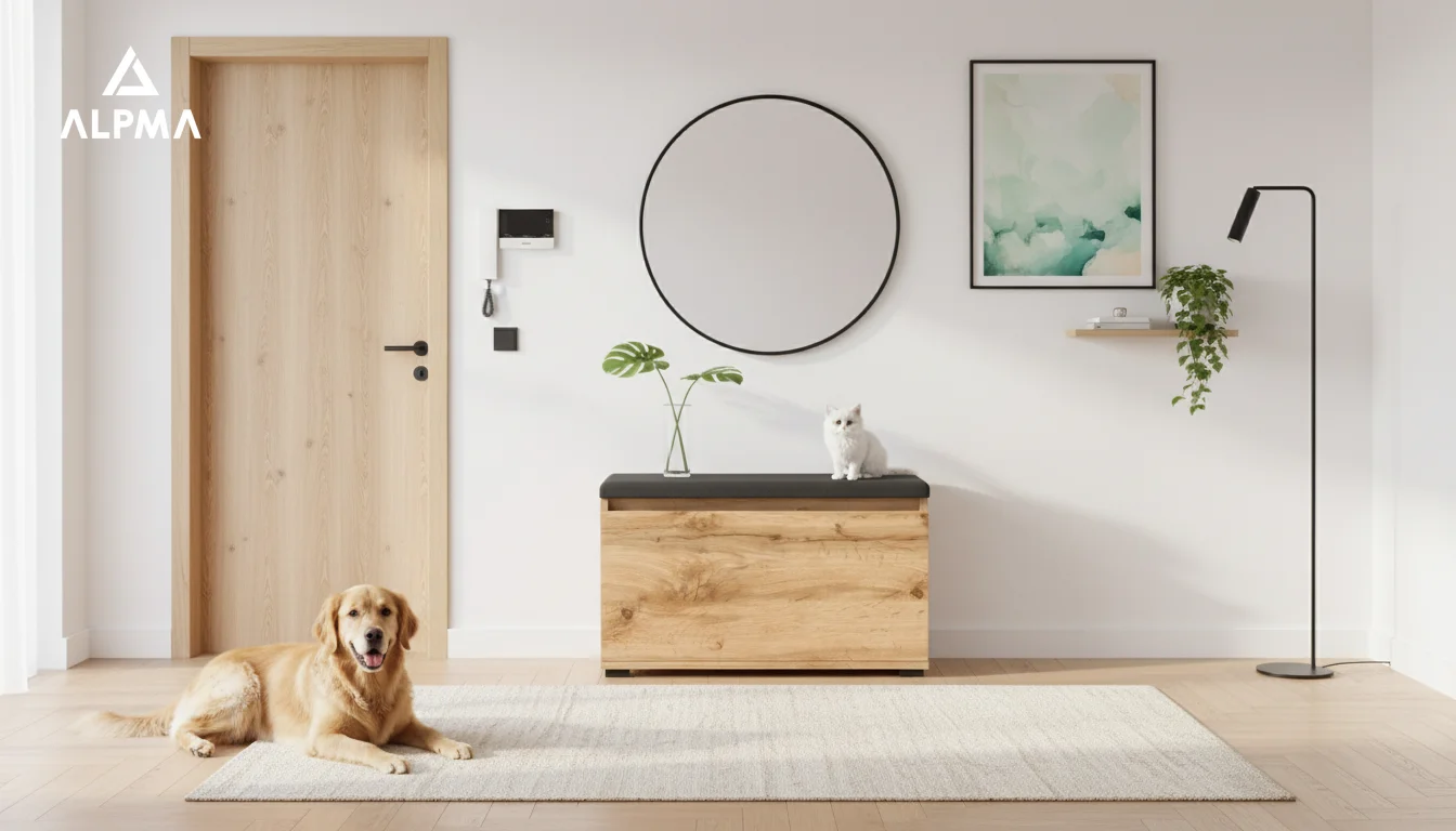 Szafka na buty VB 100×36×45 cm z siedziskiem i schowkiem D1N1 WOTAN