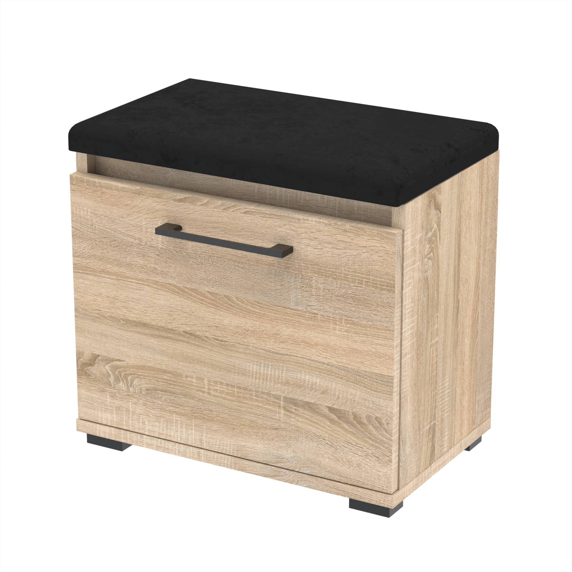 Szafka na buty VB 40×30×45 cm z siedziskiem i schowkiem D2N1 SONOMA