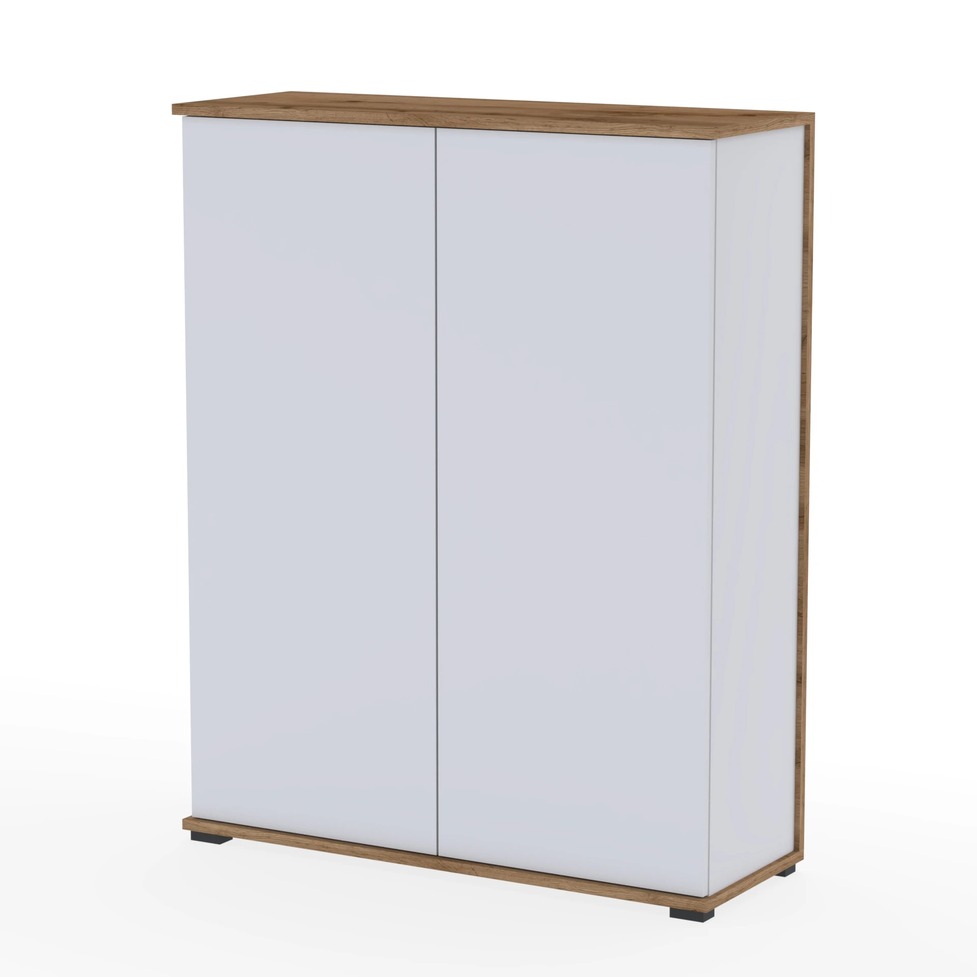 Komoda szafka MG-2 50×30×82 cm dtipN1 WOTAN DRZWI-BIALY BOK-P-BIALY BOK-L-BIALY