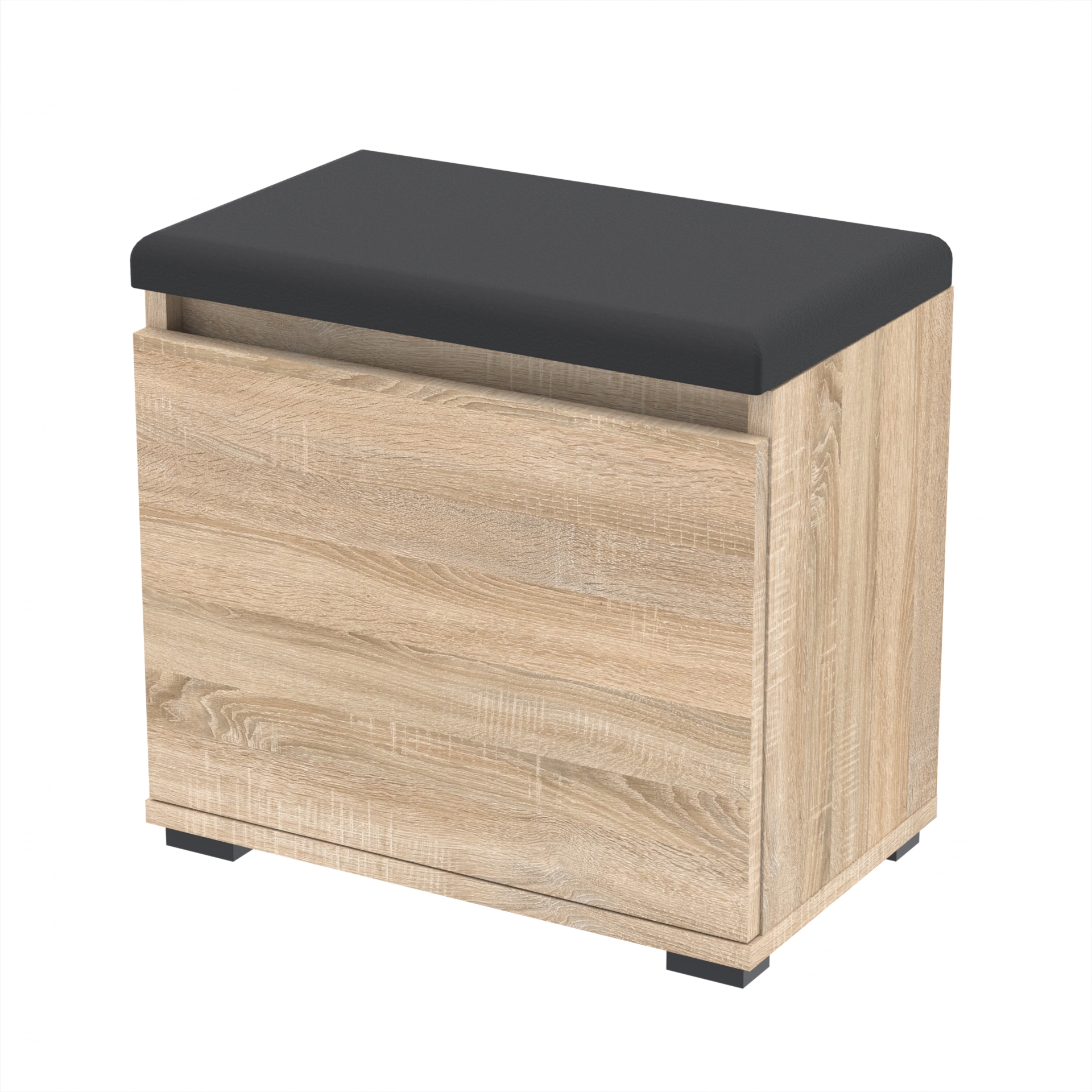 Szafka na buty VB 50×36×45 cm z siedziskiem i schowkiem D1N1 SONOMA