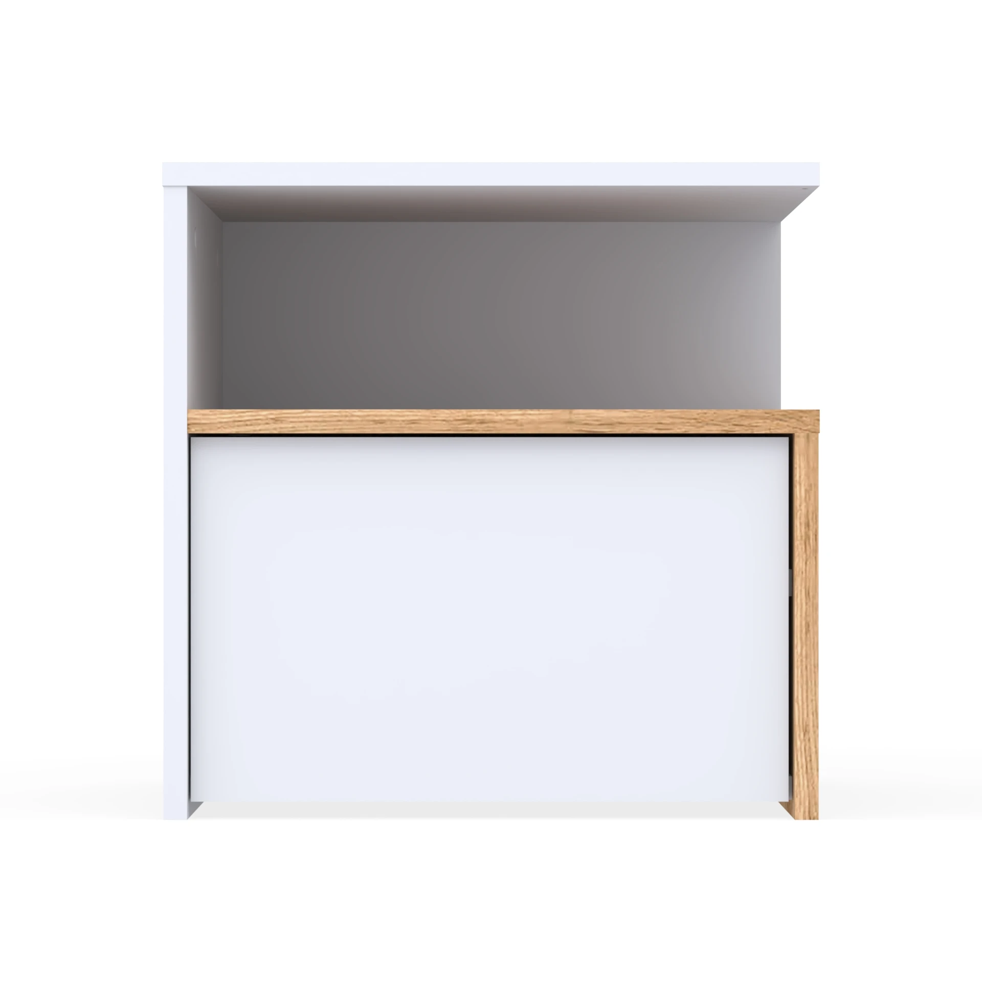 Szafka nocna NOX-MG 50×40×60 cm półka schowek dtipn0 BIALY WG-WOTAN BOK-P-WOTAN