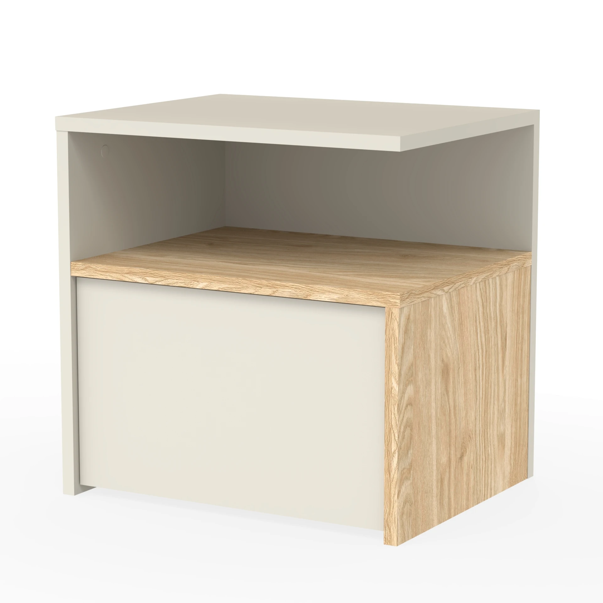 Szafka nocna NOX-MG 70×40×60 cm półka schowek dtipn0 KASZMIR WG-OLEJOWANY BOK-P-OLEJOWANY