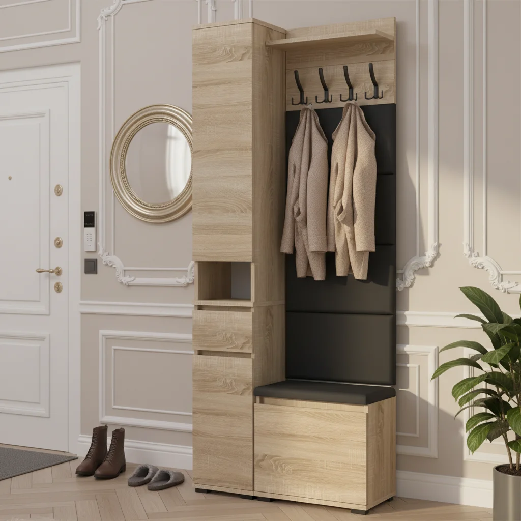 Garderoba B2 80x36cm SUPRA30 VB50 WP50 4 Panele D1 N1 SONOMA