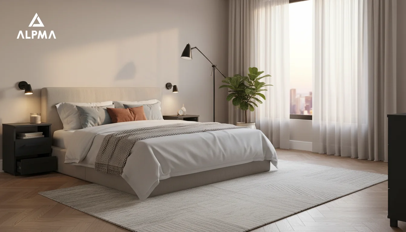 Szafka nocna NOX-D2 40×36×54 cm ze schowkiem i szufladami D2N1 CZARNY