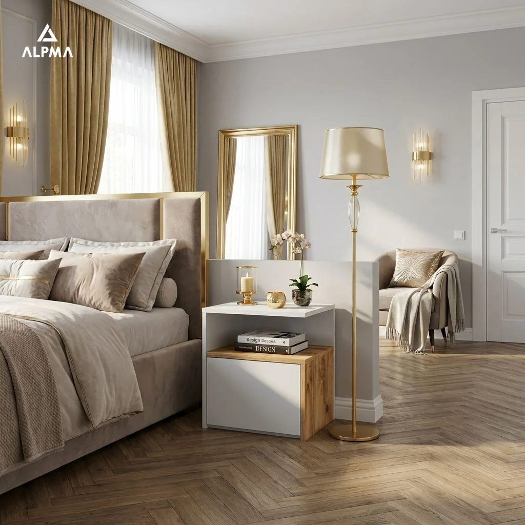 Szafka nocna NOX-MG 50×40×60 cm półka schowek dtipn0 BIALY WG-WOTAN BOK-P-WOTAN