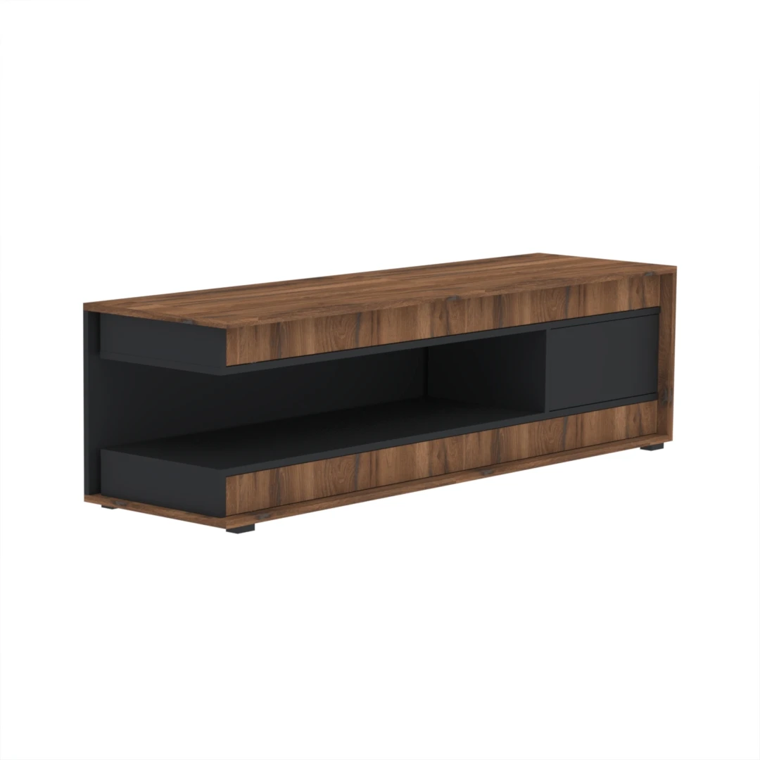 Szafka RTV RTV-2 120×40×54 cm D1N1 CZARNY DRZWI-ESTANA WG-ESTANA WD-ESTANA BOK-P-ESTANA
