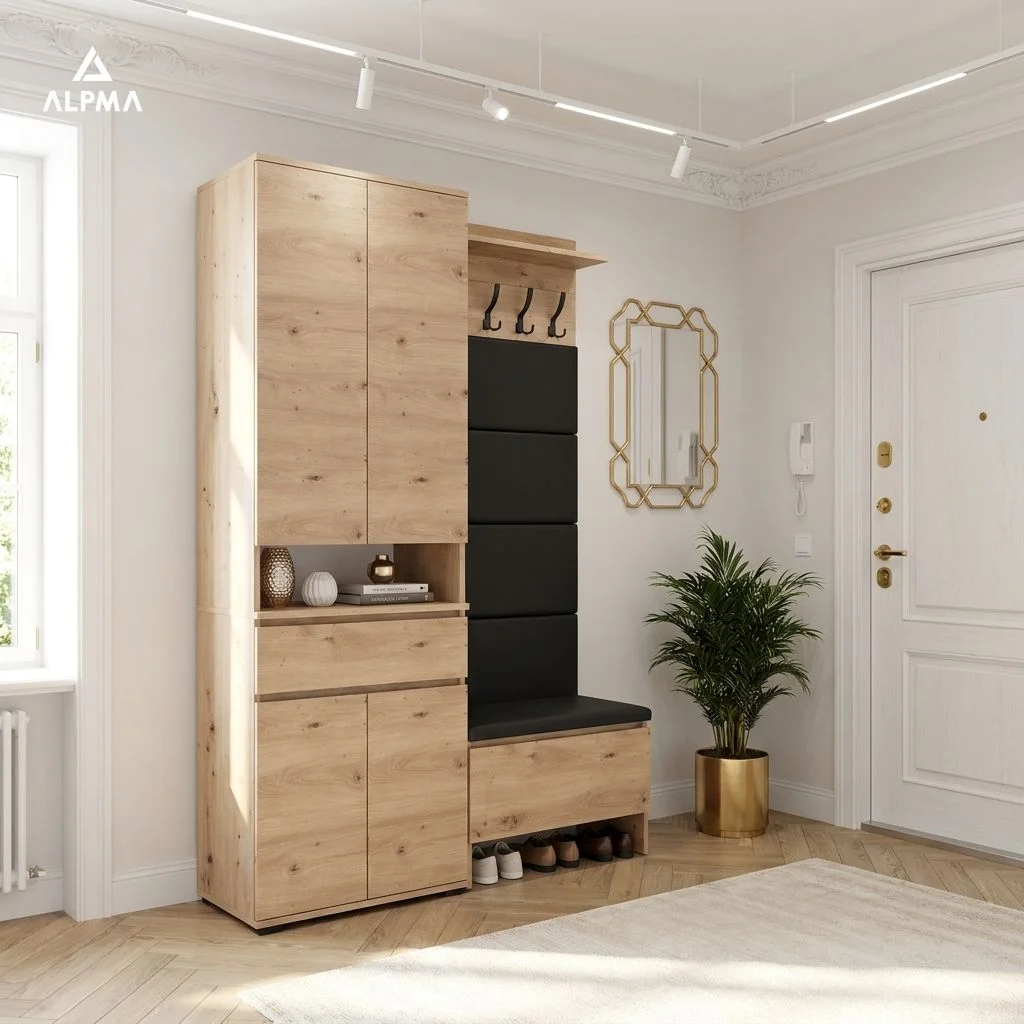 Garderoba G4 120x36cm SUPRA60 VB60 WP60 4 Panele D1 N1 ARTISAN