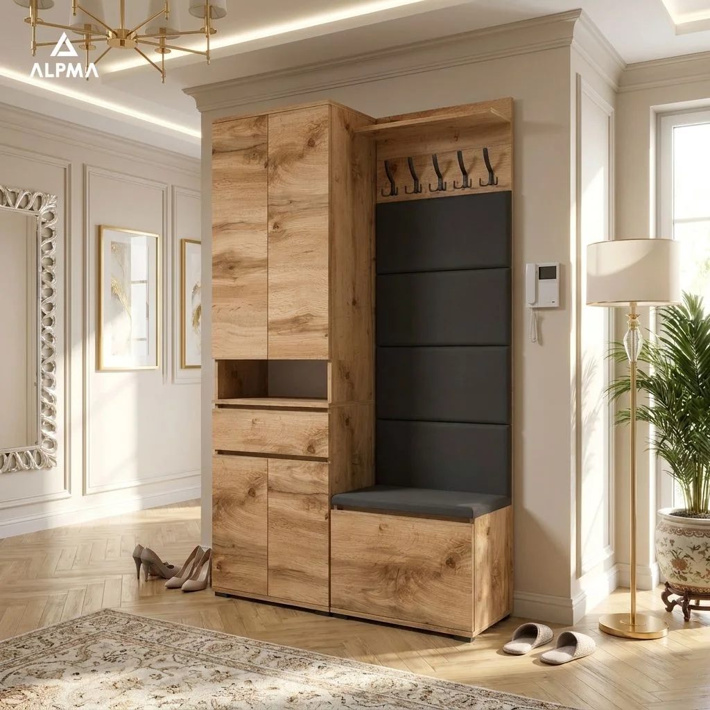 Garderoba G4 120x30cm SUPRA60 VB60 WP60 4 Panele D1 N1 WOTAN