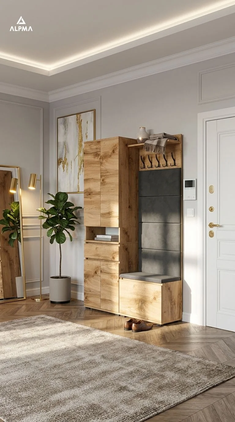 Garderoba G4 120x36cm SUPRA60 VB60 WP60 4 Panele D1 N1 WOTAN