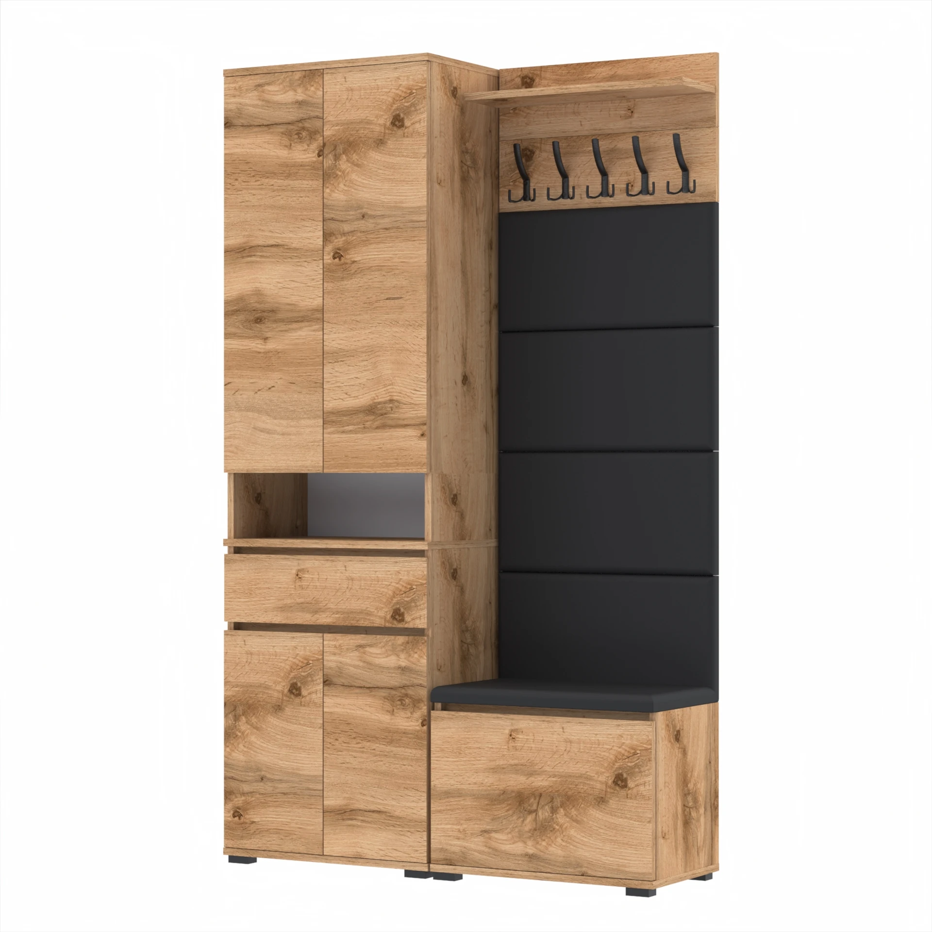 Garderoba G4 120x36cm SUPRA60 VB60 WP60 4 Panele D1 N1 WOTAN