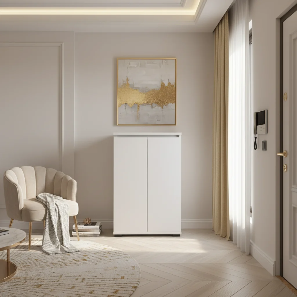 Komoda BINI 50×30×81.6 cm D1N1 BIALY