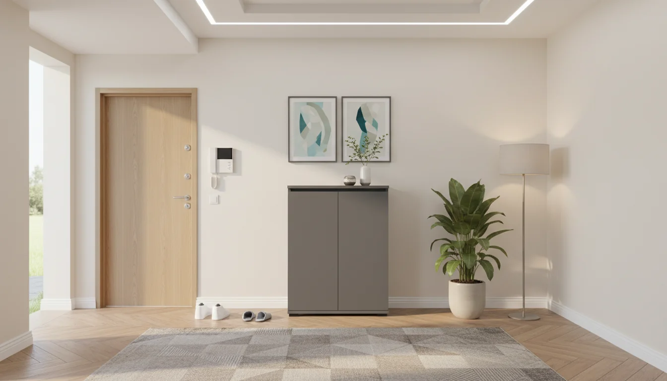 Komoda BINI 70×30×81.6 cm D1N1 ANTRACYT - zdjęcie 4