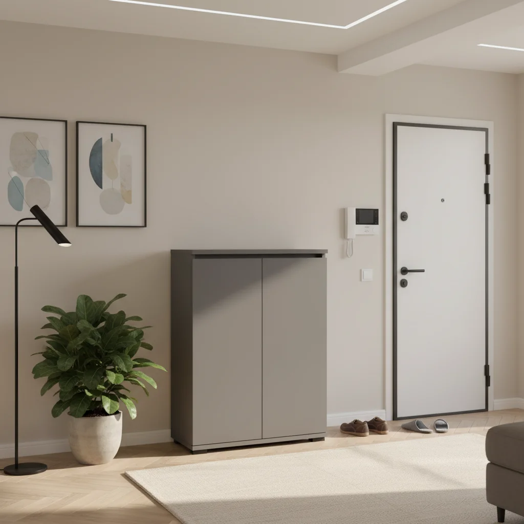 Komoda BINI 70×30×81.6 cm D1N1 ANTRACYT - zdjęcie 2