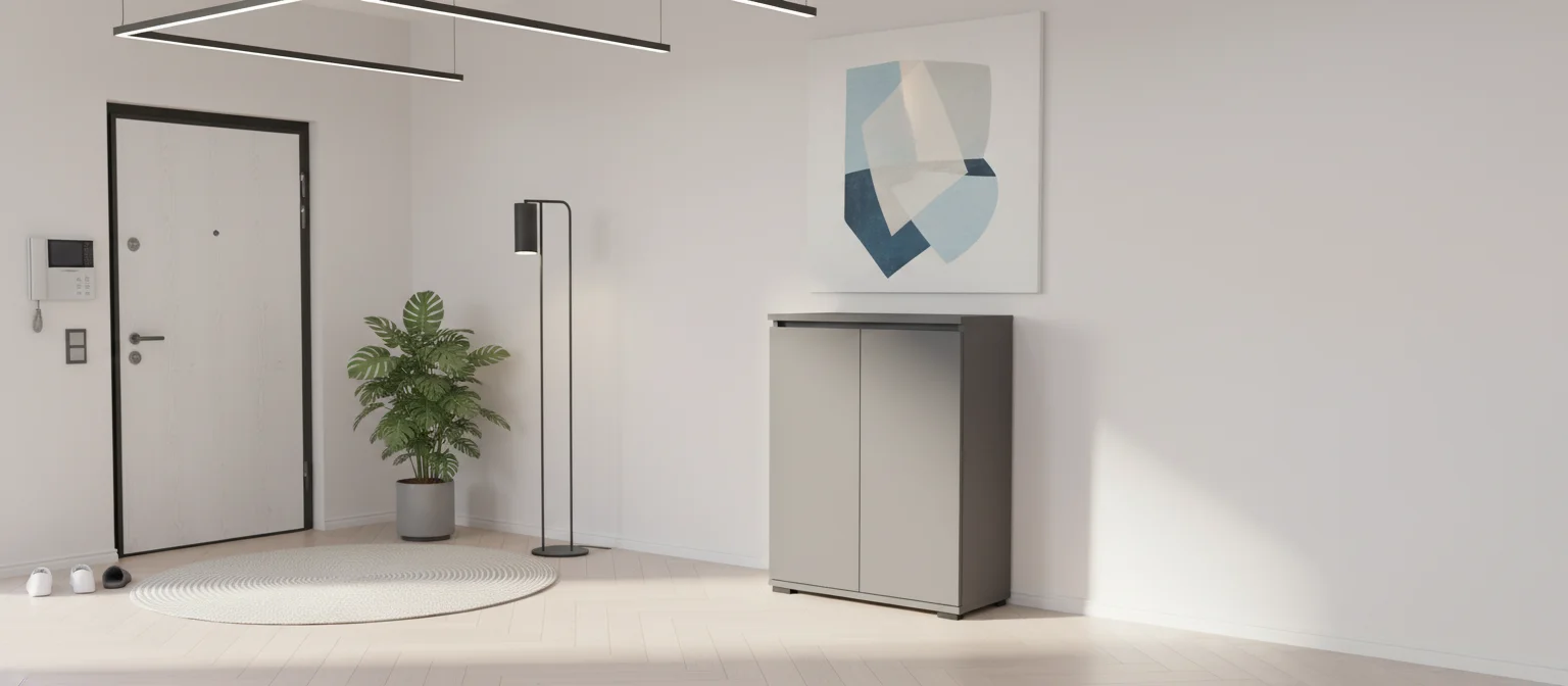 Komoda BINI 70×30×81.6 cm D1N1 ANTRACYT - zdjęcie 5