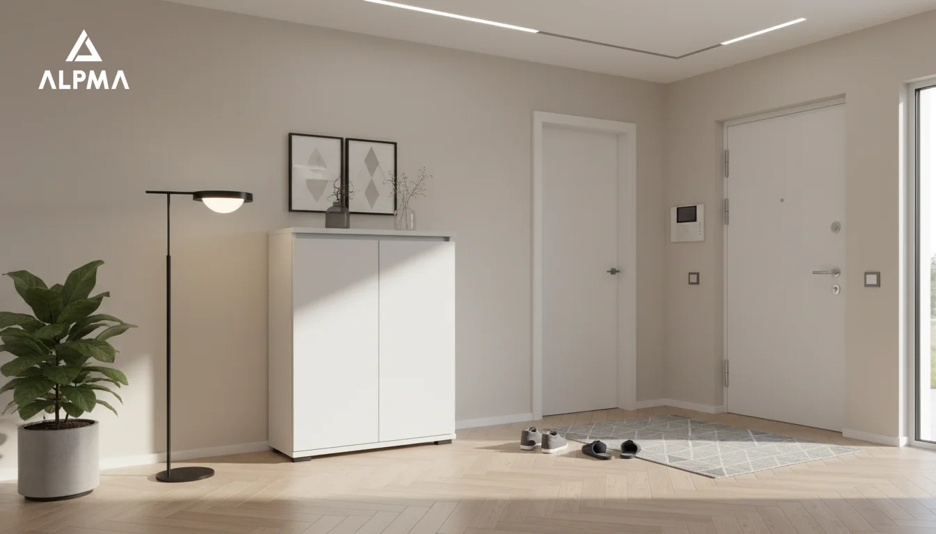 Komoda BINI 70×30×81.6 cm D1N1 BIALY