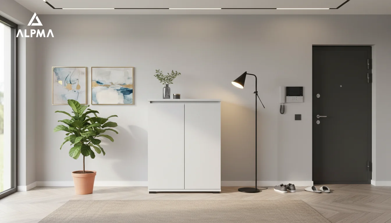 Komoda BINI 70×30×81.6 cm D1N1 BIALY