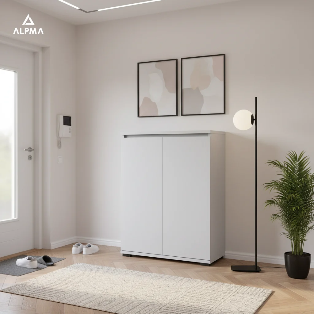 Komoda BINI 70×30×81.6 cm D1N1 BIALY