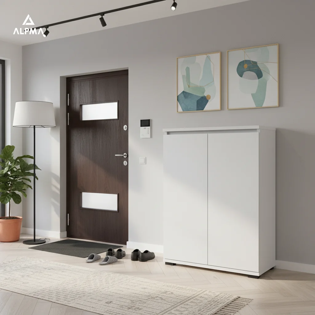Komoda BINI 70×30×81.6 cm D1N1 BIALY