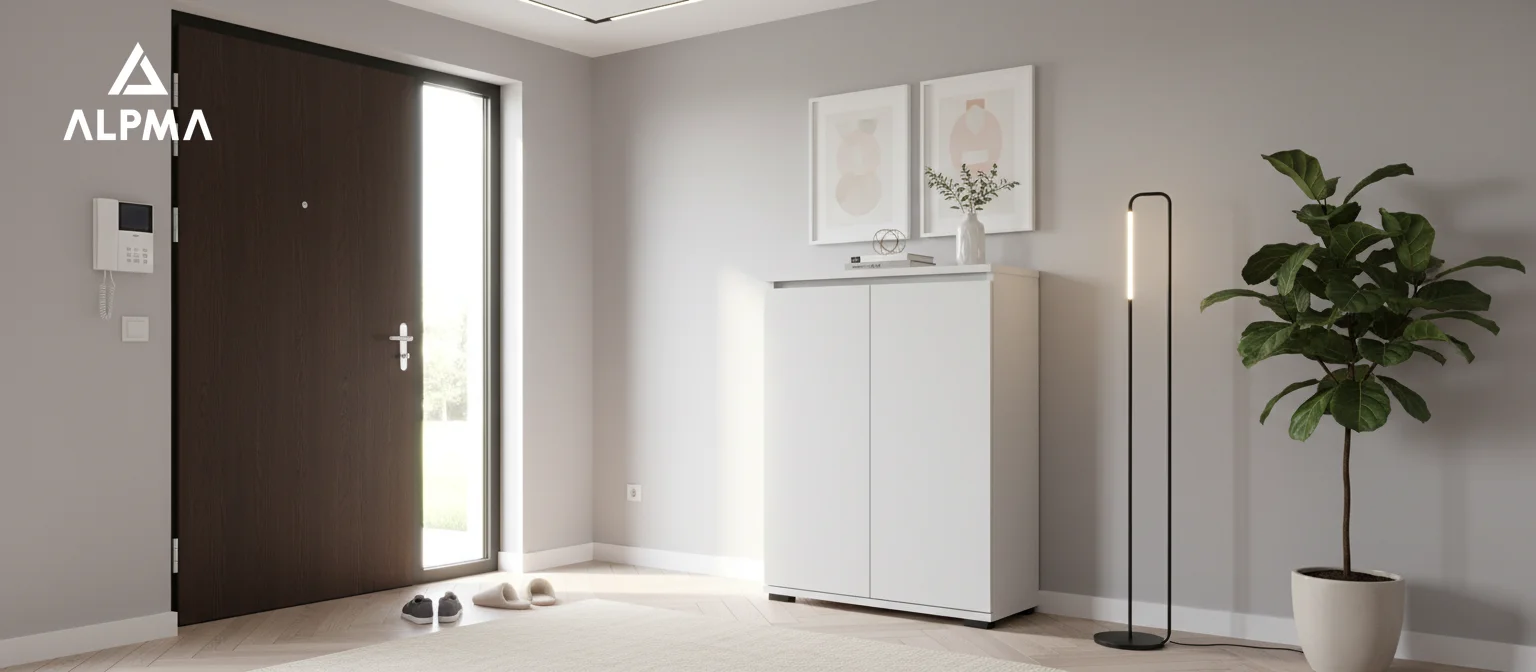 Komoda BINI 70×30×81.6 cm D1N1 BIALY