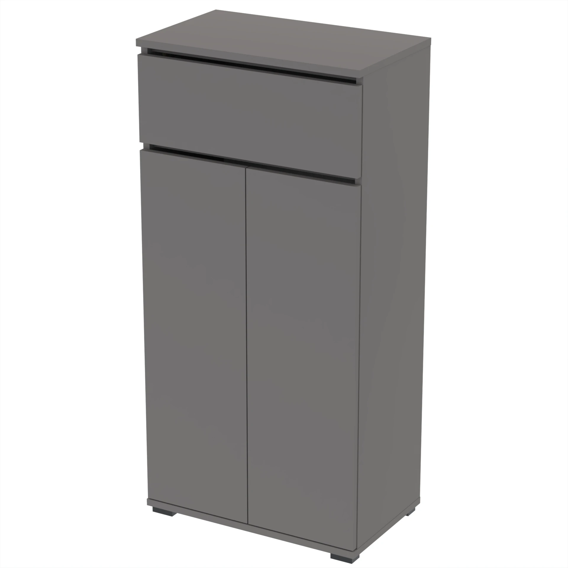 Komoda szafka BONES 60×30×124 cm D1N1 ANTRACYT