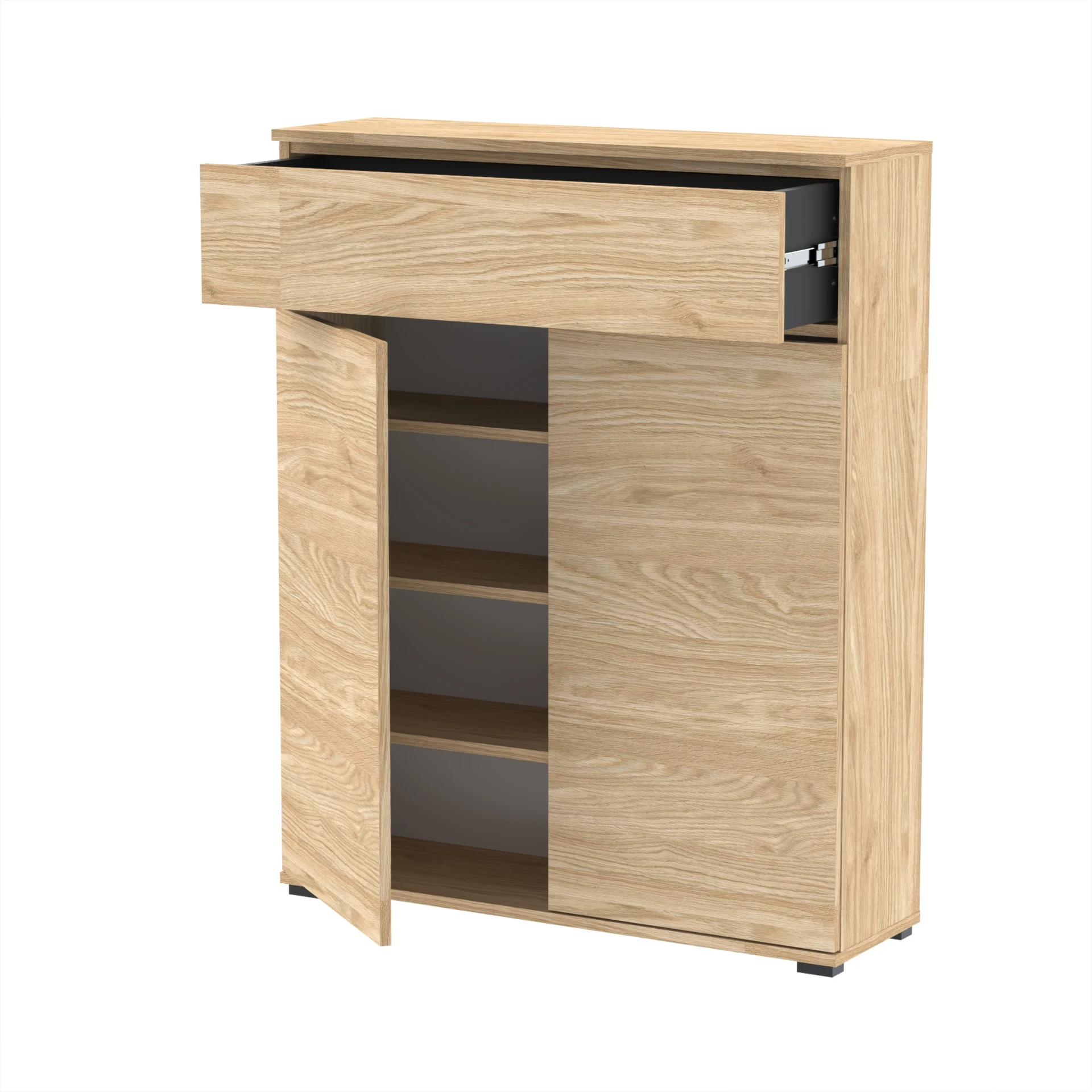 Komoda szafka BONES 100×30×123.9 cm D1N1 OLEJOWANY