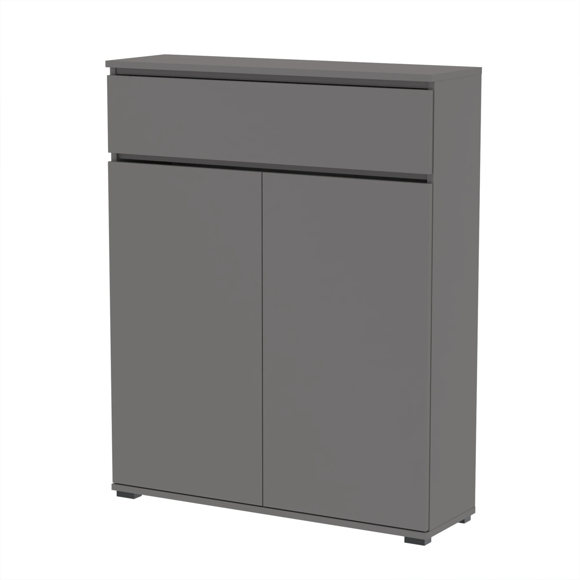 Komoda szafka BONES 100×36×123.9 cm D1N1 ANTRACYT