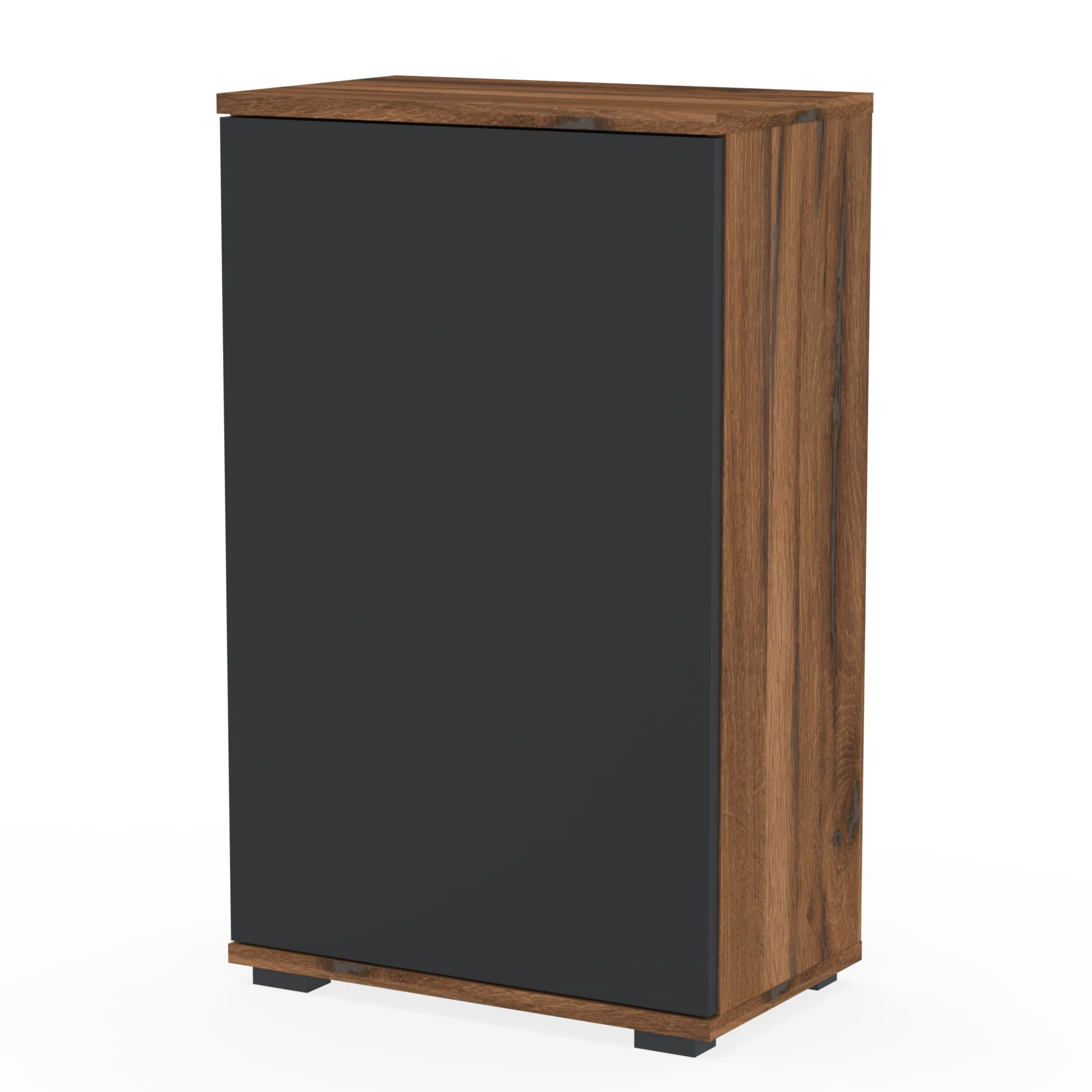 Komoda NEX-ONE 50×30×81.6 cm wysoka jakość D1N1 ESTANA DRZWI-CZARNY