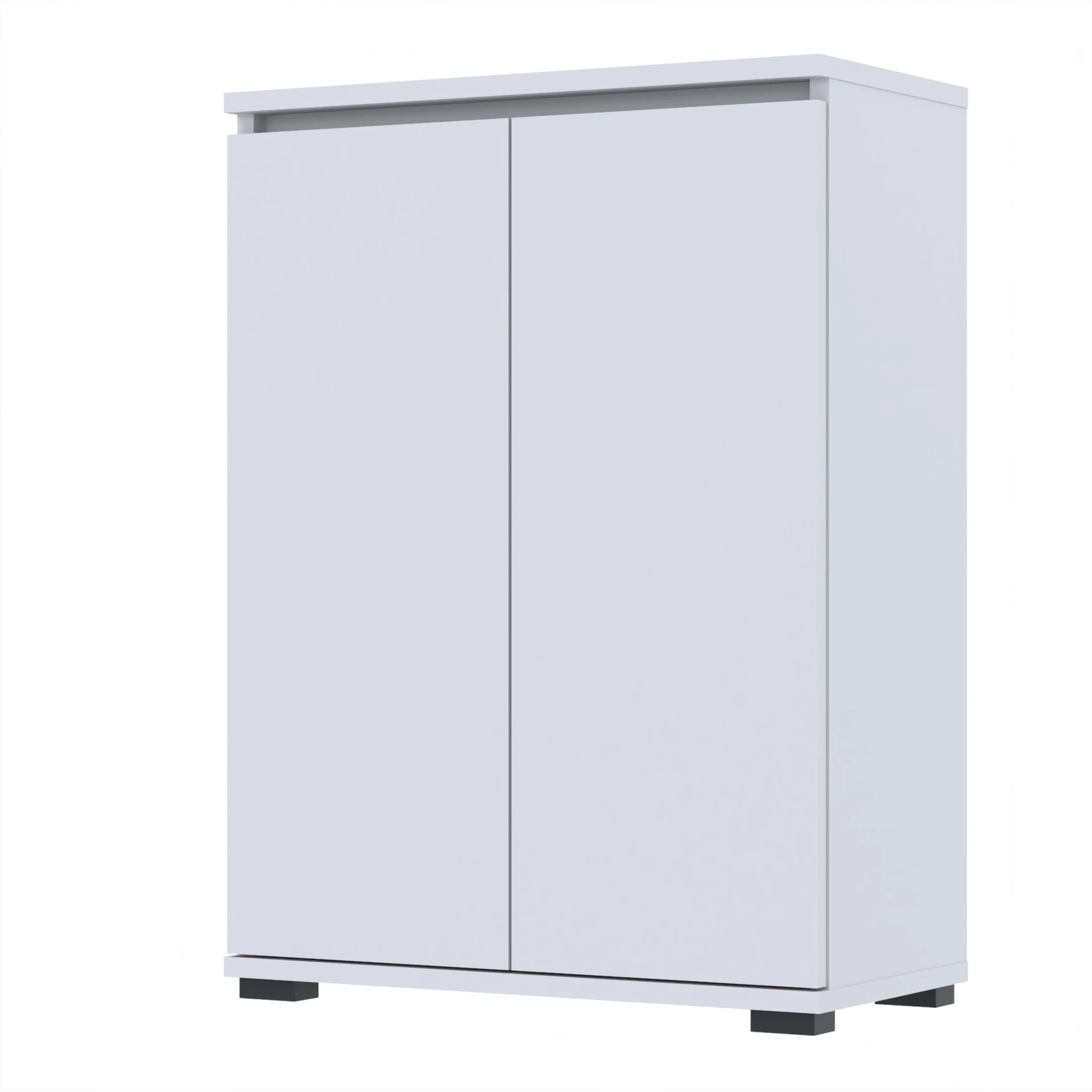 Komoda BINI 70×18×81.6 cm D1N1 BIALY