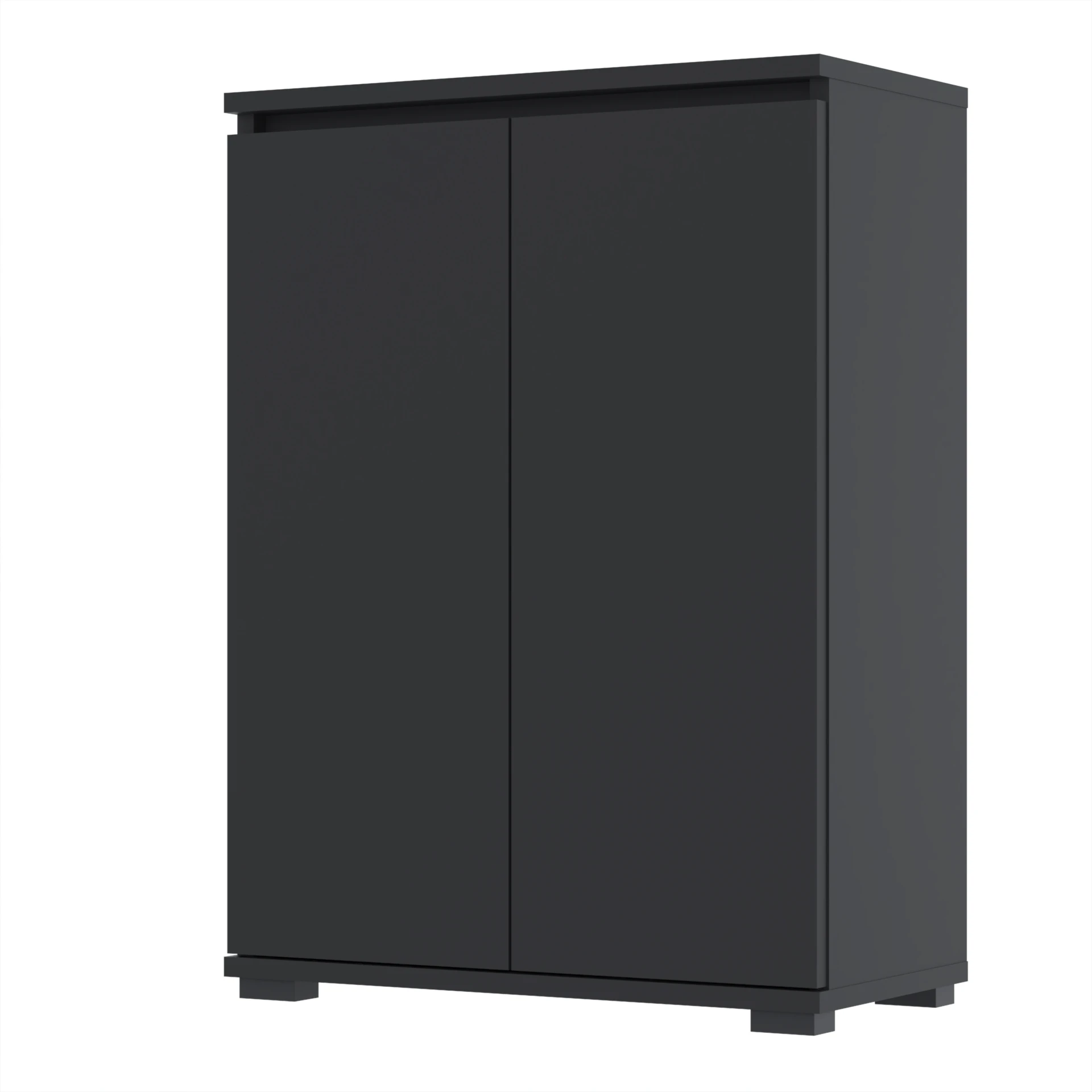 Komoda BINI 70×18×81.6 cm D1N1 CZARNY