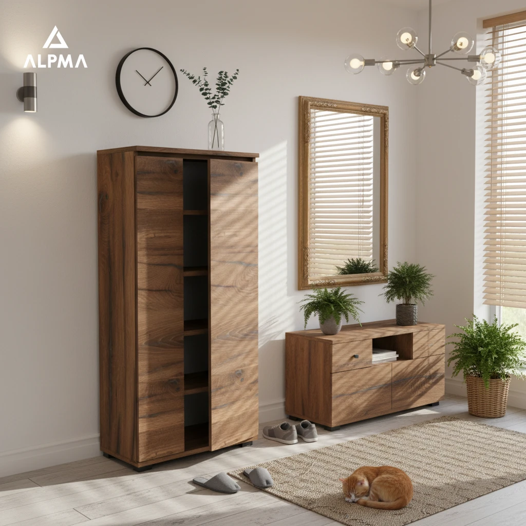 Komoda szafka BINI 70×36×145.6 cm sypialnia salon przedpokój D1N1 ESTANA