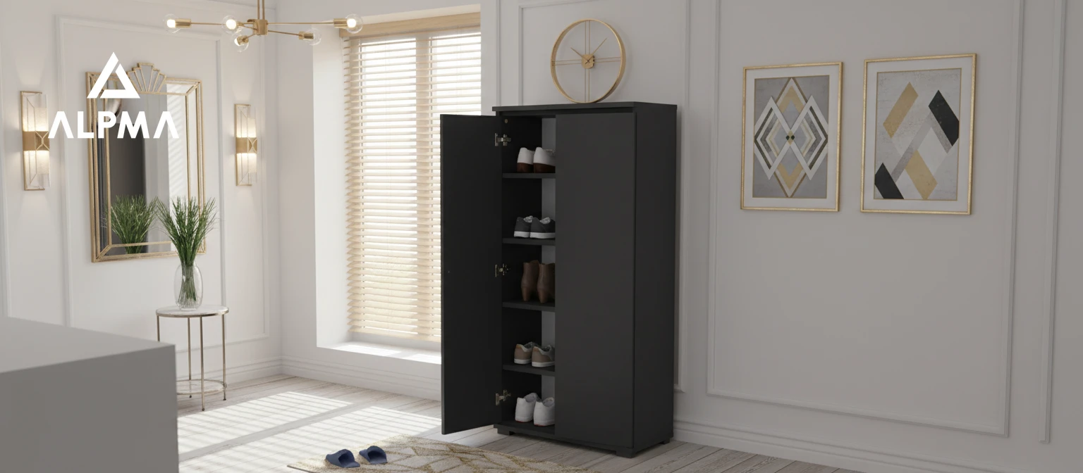 Komoda szafka BINI 70×36×145.6 cm sypialnia salon przedpokój D1N1 CZARNY