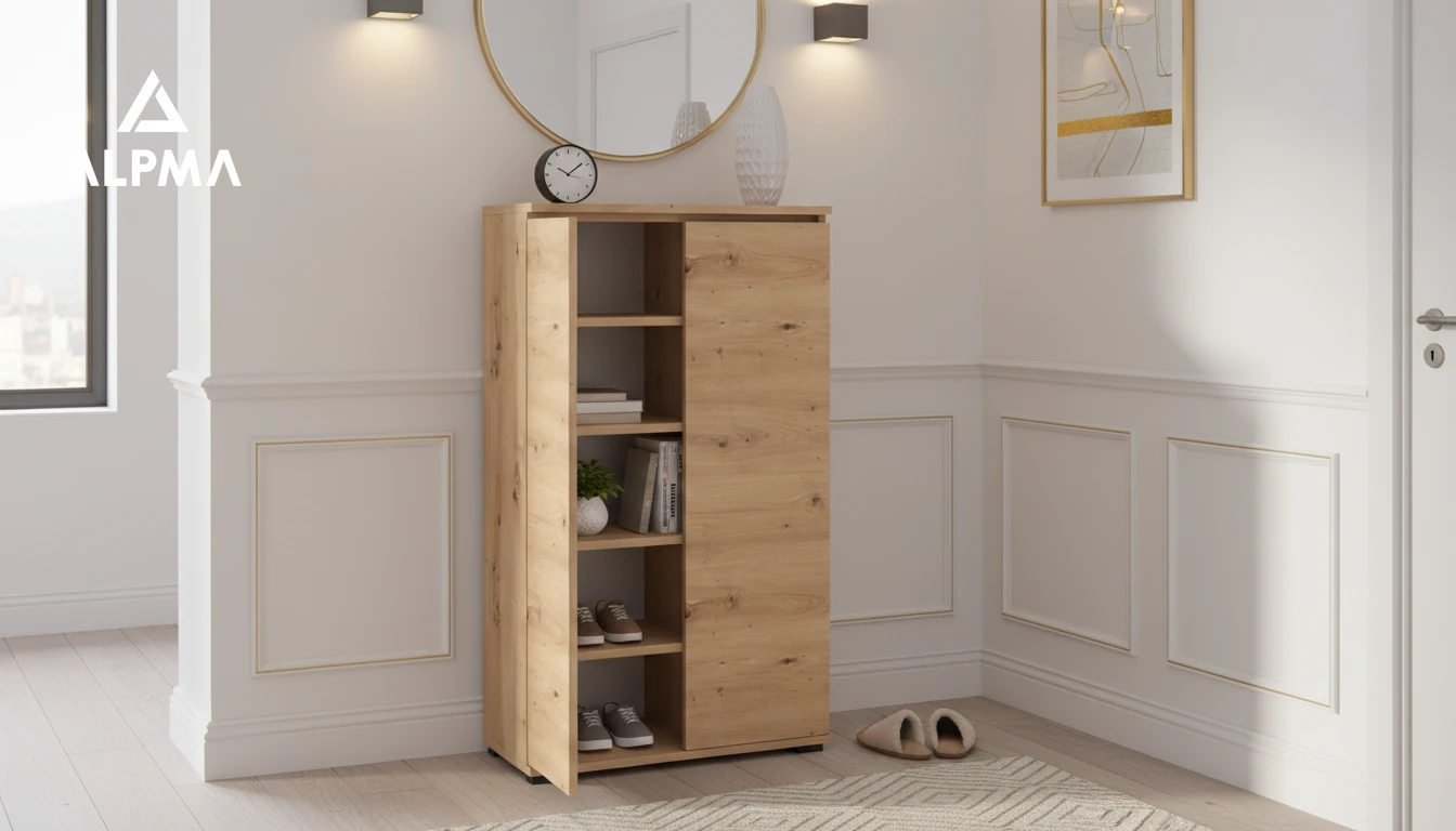 Komoda szafka BINI 60×18×175.6 cm sypialnia salon przedpokój D1N1 ARTISAN