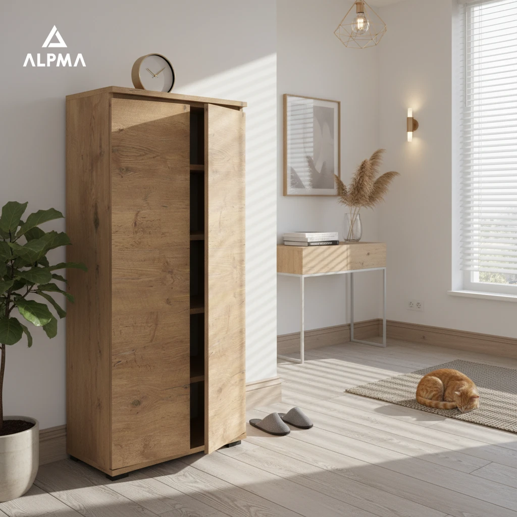 Komoda szafka BINI 70×18×175.6 cm sypialnia salon przedpokój D1N1 LANCELOT