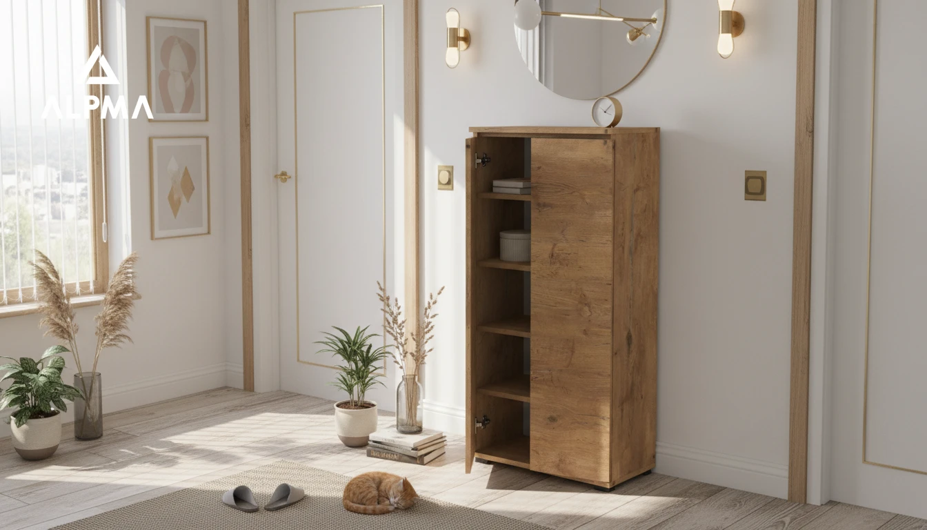Komoda szafka BINI 70×18×175.6 cm sypialnia salon przedpokój D1N1 LANCELOT