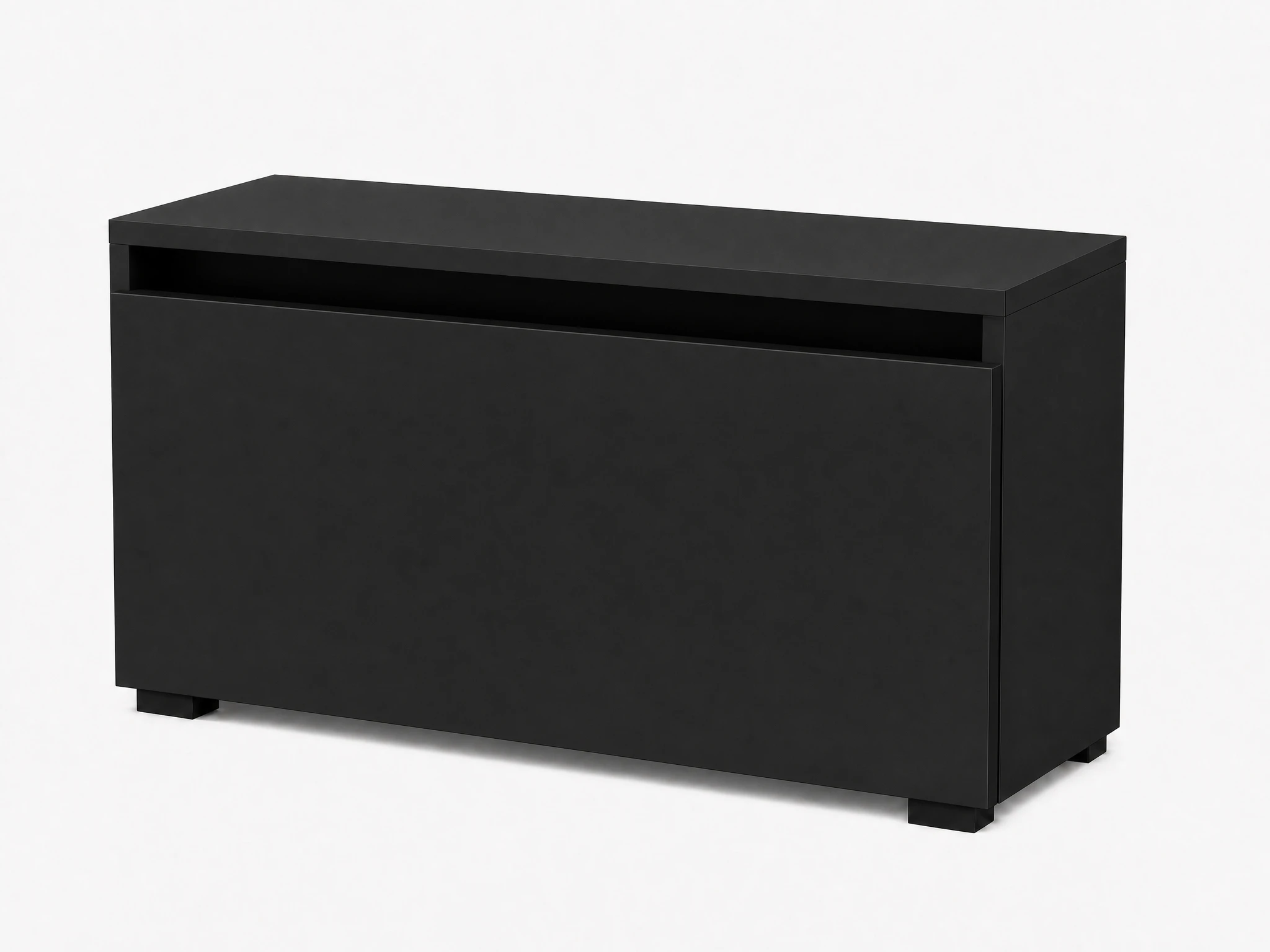 Szafka na buty VB-BLAT 100×36×44.6 cm ze schowkiem D1N1 CZARNY