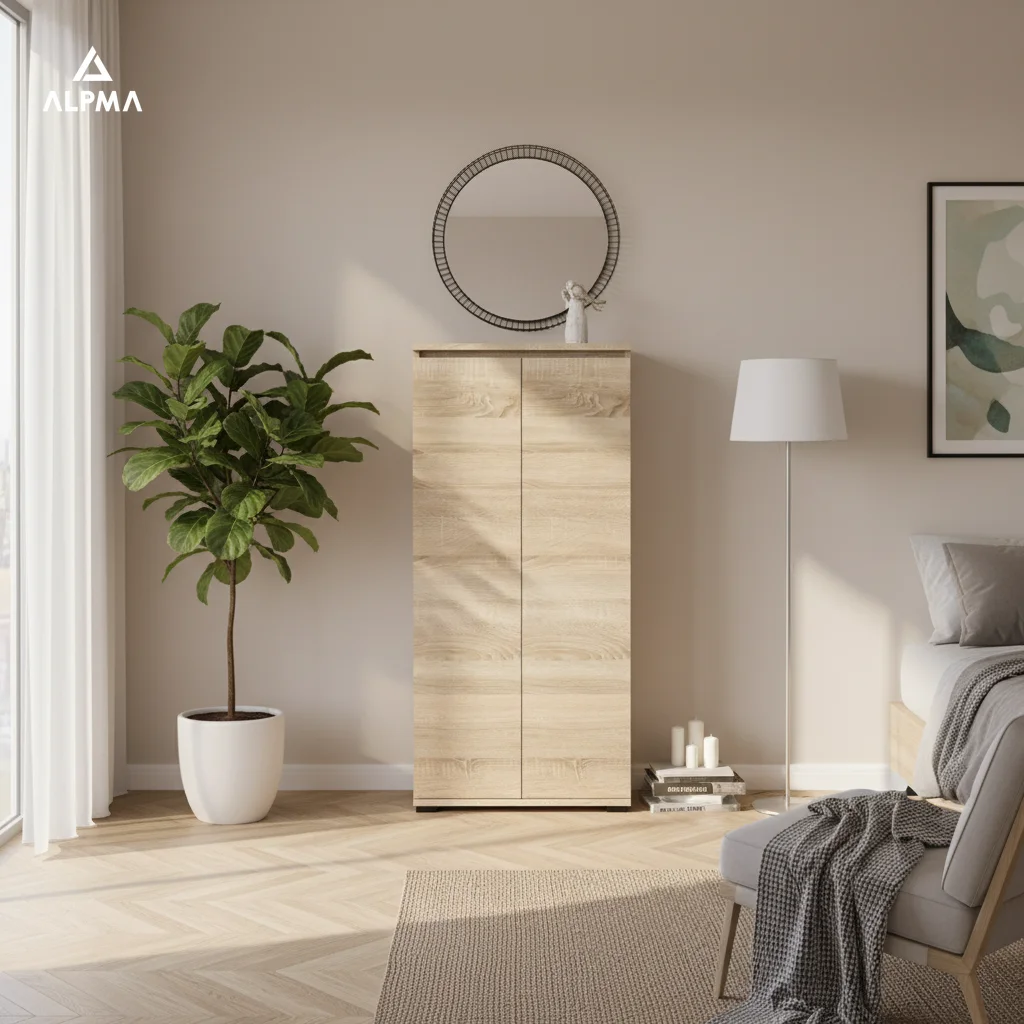 Komoda szafka BINI 60×30×175.6 cm sypialnia salon przedpokój D1N1 SONOMA