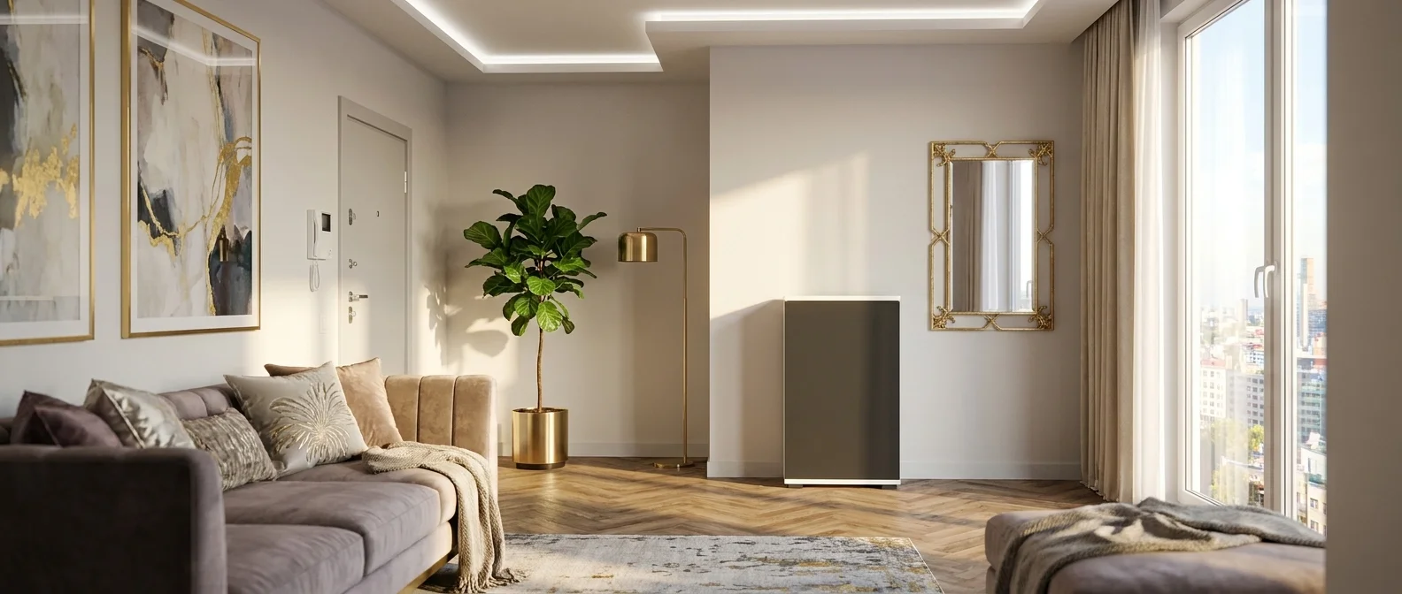 Komoda NEX-ONE 60×30×81.6 cm wysoka jakość D1N1 BIALY DRZWI-CZARNY - zdjęcie 6