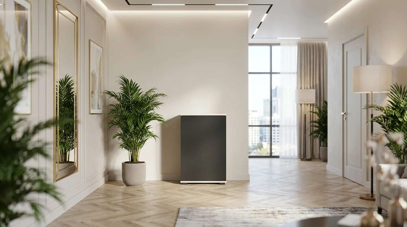 Komoda NEX-ONE 50×30×81.6 cm wysoka jakość D1N1 KASZMIR DRZWI-CZARNY