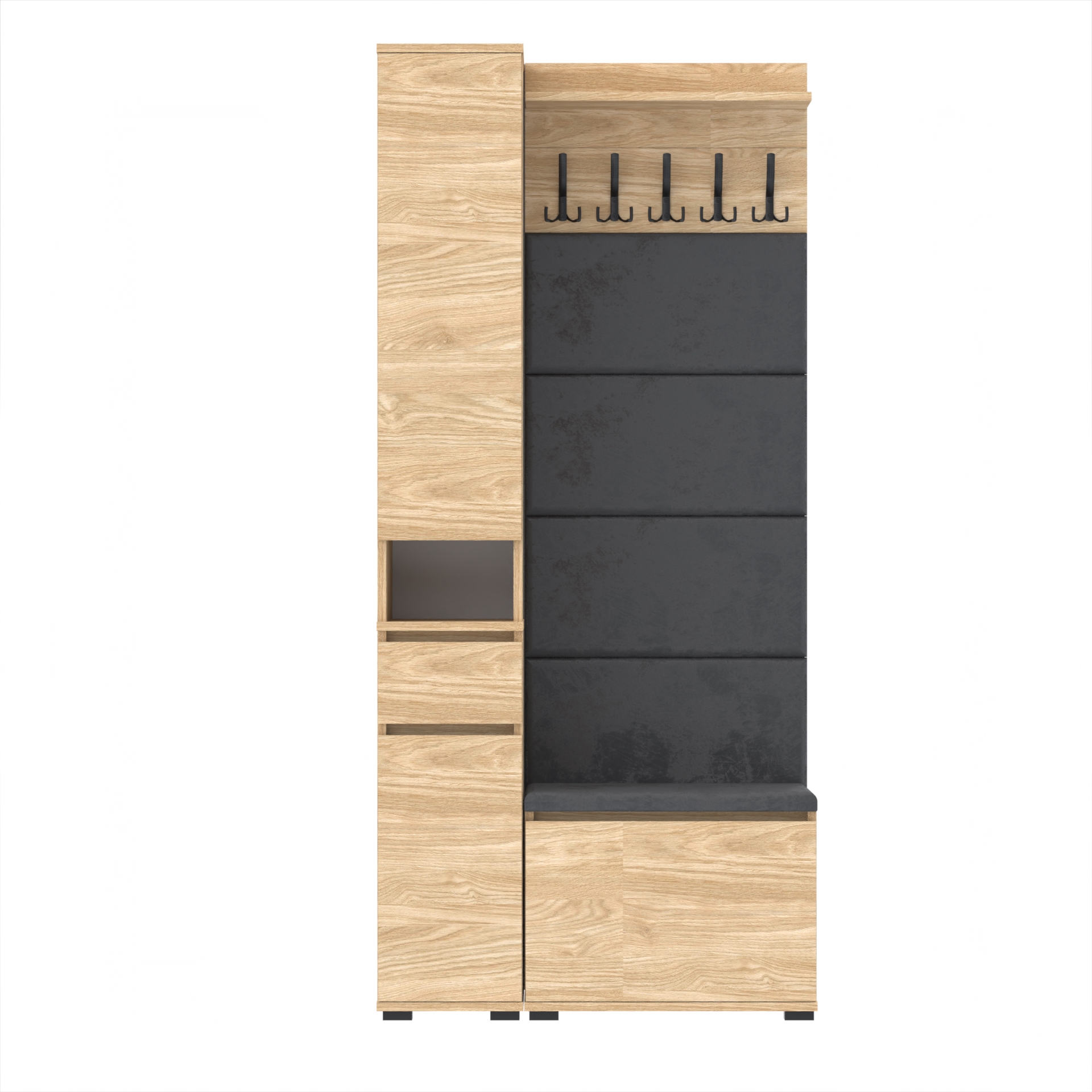 Garderoba F2 90x36cm WP60 SUPRA30 VB60 4 Panele D1 N1 OLEJOWANY Szybka wysyłka