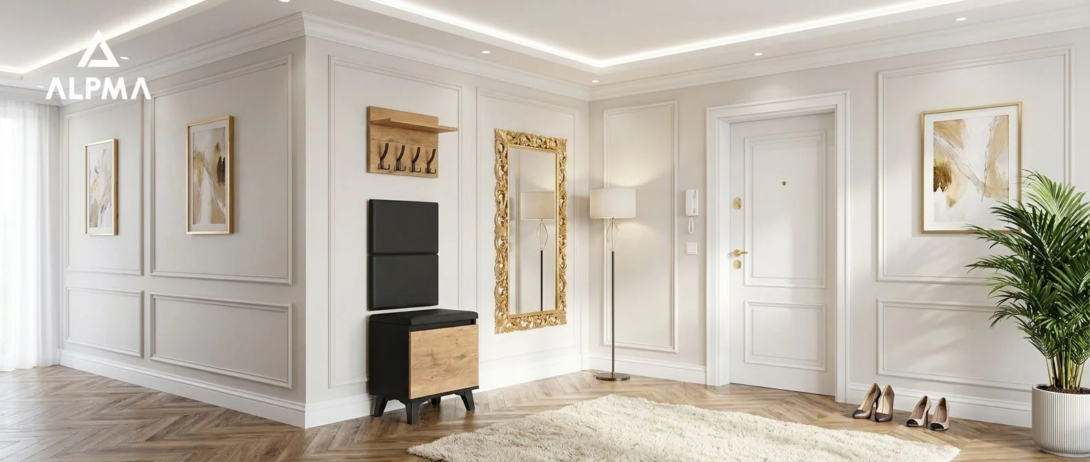 Garderoba A1 50x30cm VB50 WP50 2 Panele D1 N1 CZARNY DRZWI-LANCELOT Szybka wysyłka