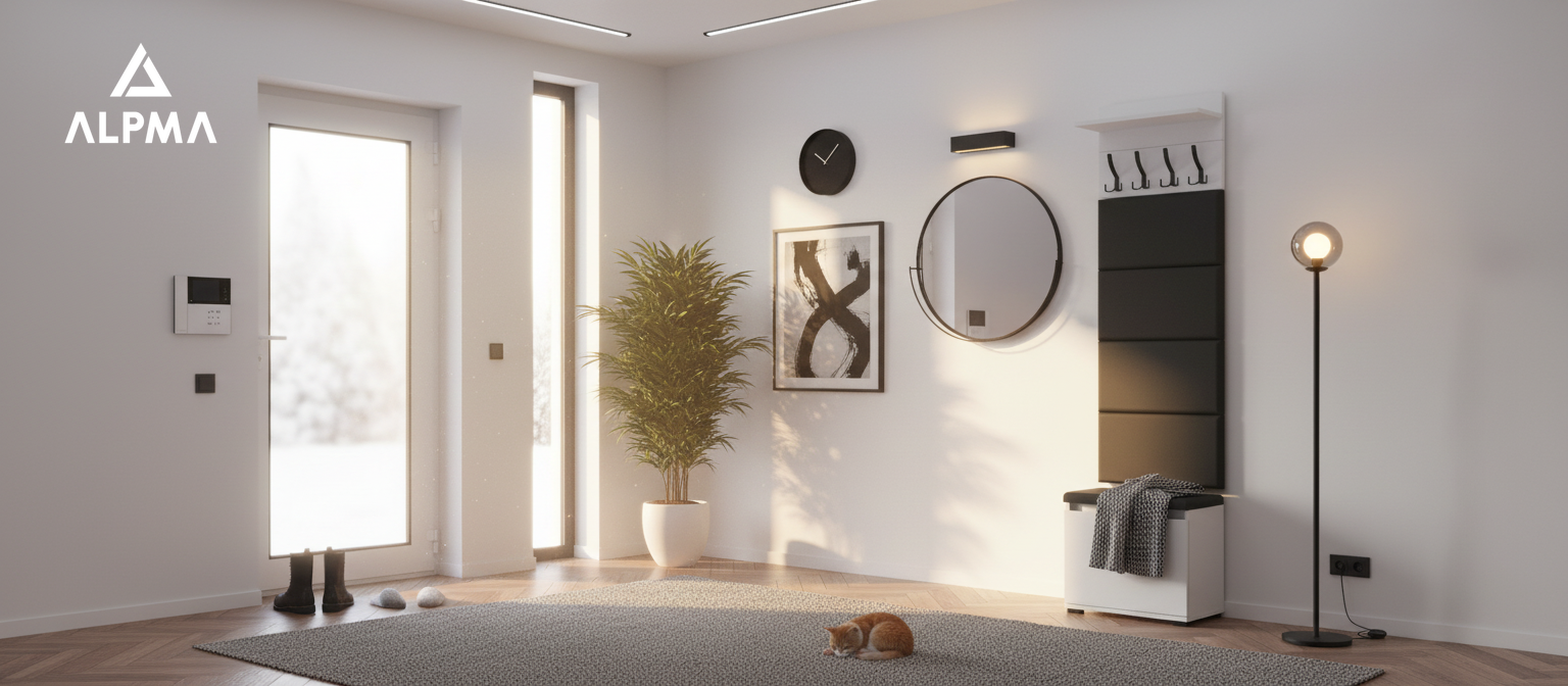 Garderoba B6 50x36cm VB50 WP50 4 Panele D1 N1 BIALY