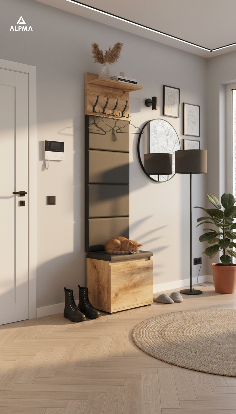 Garderoba B6 50x36cm VB50 WP50 4 Panele D1 N1 WOTAN