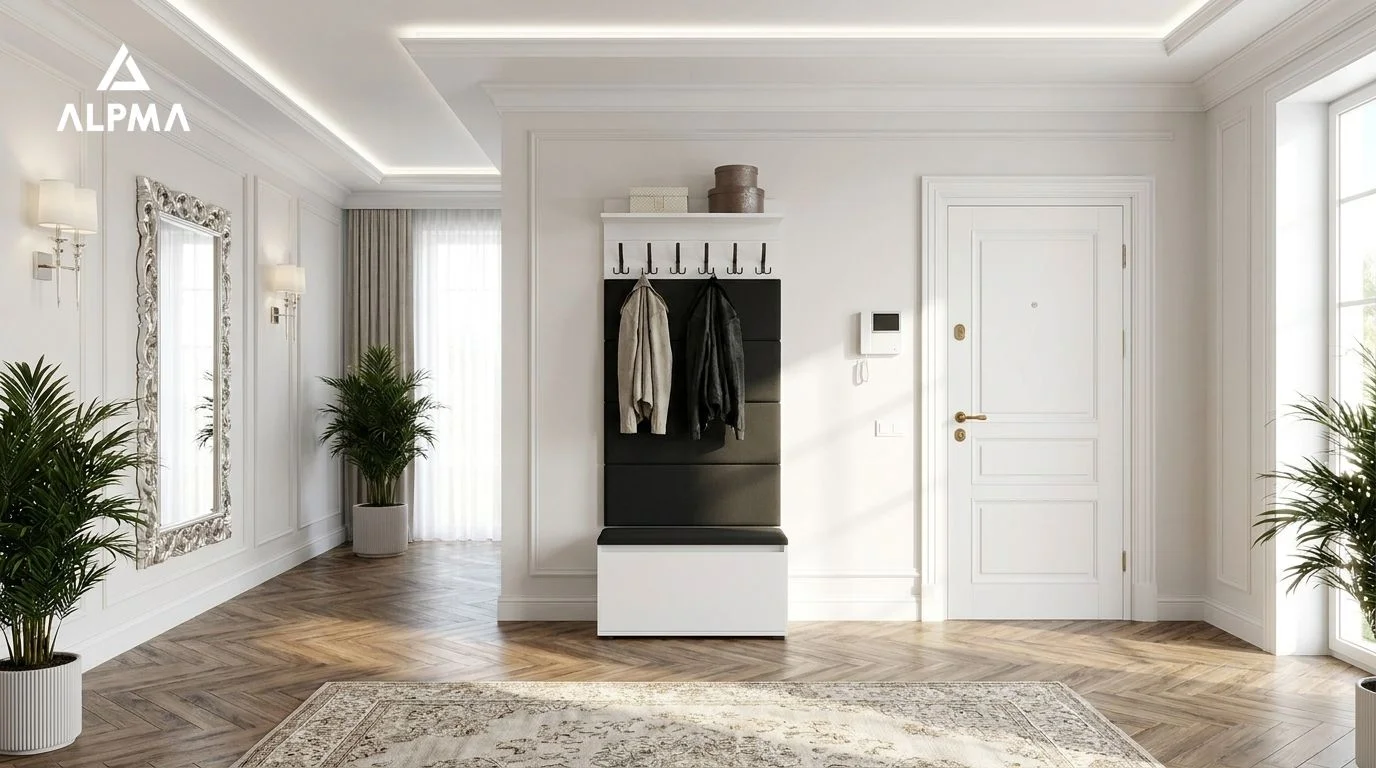 Garderoba C8 80x36cm VB80 WP80 4 Panele D1 N1 BIALY