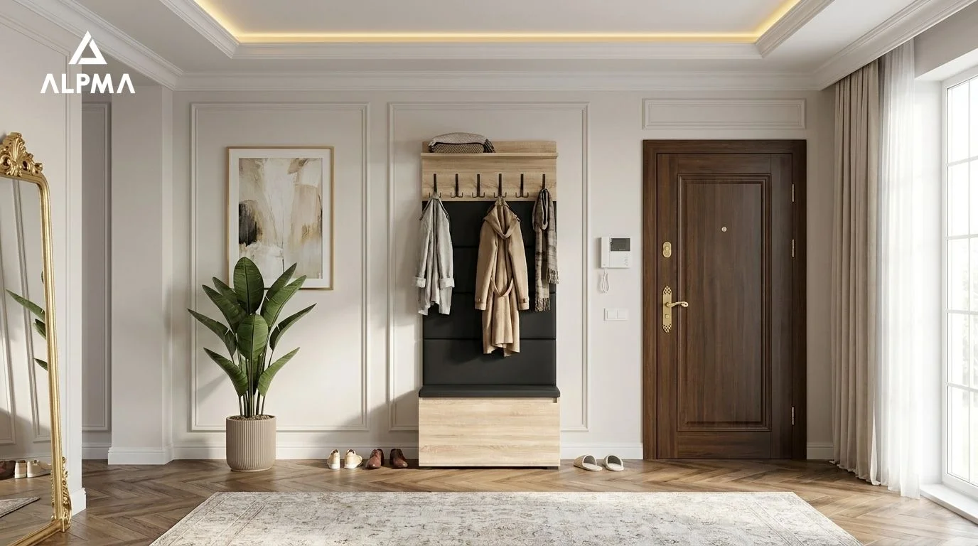 Garderoba C8 80x36cm VB80 WP80 4 Panele D1 N1 SONOMA