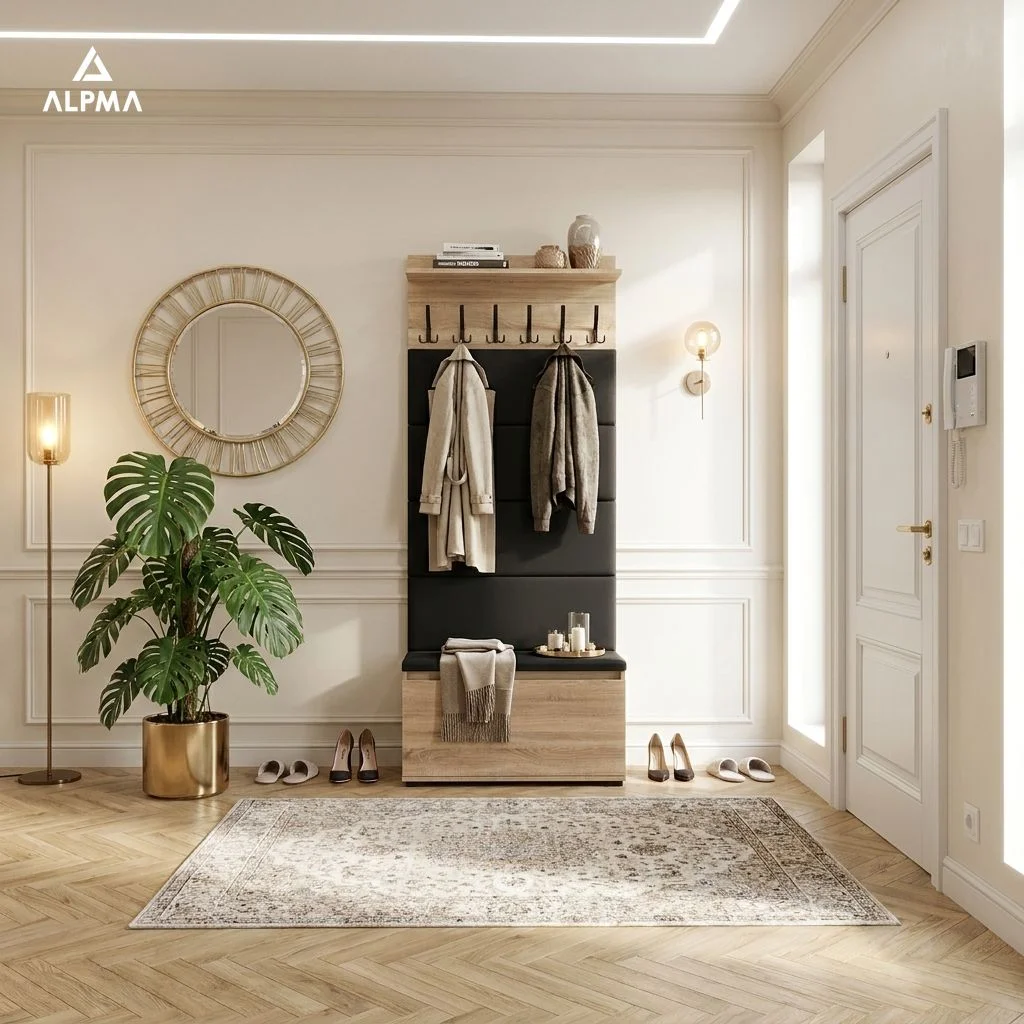 Garderoba C8 80x36cm VB80 WP80 4 Panele D1 N1 SONOMA