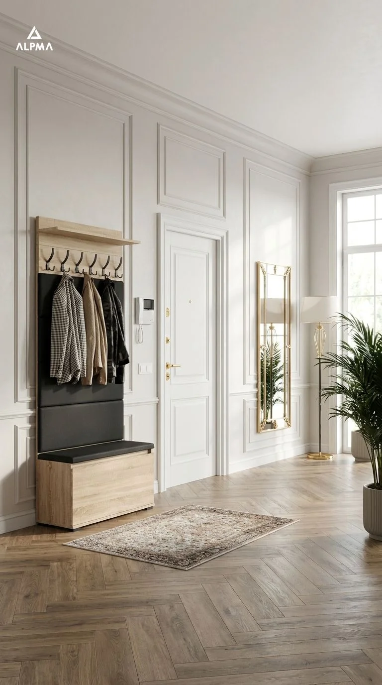 Garderoba C8 80x36cm VB80 WP80 4 Panele D1 N1 SONOMA